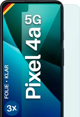 Produktbild von moex® 3x Schutzfolie kompatibel mit Google Pixel 4a 5G - Displayschutzfolie dünn Folie, Klar