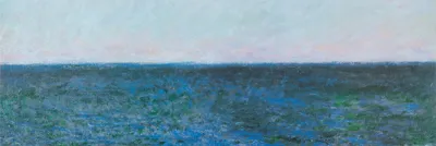 Obrázok produktu pre Claude Monet Art Print Obraz - Stredozemné more v Antibes, 1888 (53 x 158 cm)