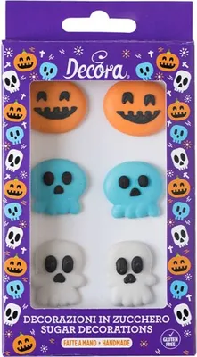 Produktbild von Halloween Zuckerdekoration, 6 Stück