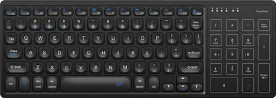 Image de FZ-BT15 Clavier sans fil, connexion bi-mode (2,4 G/Bluetooth) | avec touchpad | compatible avec plusieurs systèmes | sans rétro-éclairage