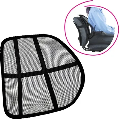 Zdjęcie produktu dla Kondela Ergonomiczne podparcie pleców Bekio - czarne