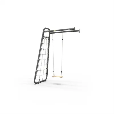 Produktbild von EXIT GetSet Monkeybar MB110, Monkey Bar Klettergerüst für Draußen, Spielgerät für Kinder, Wandmontage, Grau