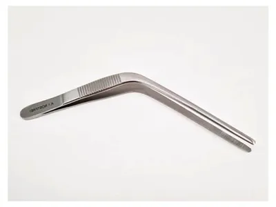 Produktbild von Kniegebogene Nasen- und Ohrenpinzette aus Edelstahl, 12 cm