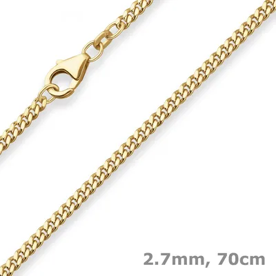 2-7mm-Panzerkette-aus-585-Gelbgold-70cm