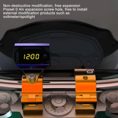 Produktbild von Metall-Lenker-Pressblockverstärkung, universelles Zubehör mit 0,4-Zoll-Erweiterungsloch für Motorrad-ATV