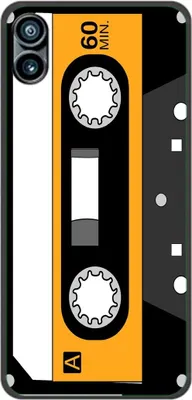 Produktbild von König Design Hülle kompatibel mit Nothing Phone 1 Kunststoff Soft Handyhülle - Handy Case Retro Kassette