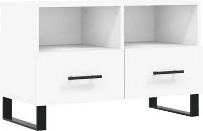 Produktbild von vidaXL TV-Schrank Weiß 80x36x50 cm Holzwerkstoff