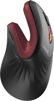 Obrázok produktu pre EM11 NL Ergonomická vertikálna myš, bezdrôtová nabíjateľná myš s 3 zariadeniami (Bluetooth + Bluetooth + USB), pre počítač, iPad, Mac, Windows