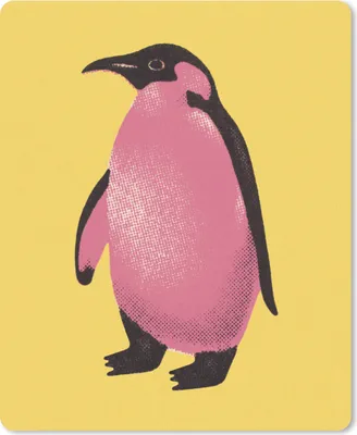 Produktbild von MuchoWow® Mauspad Mousepad Eine Illustration eines Pinguins in der Pop-Art 19x23 cm - Mousepads - Maus Mat - Pad - Mausunterlage - Mauspads - Spielen