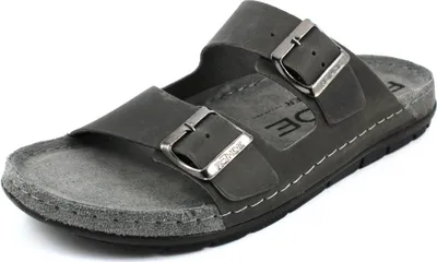 Obrázok produktu pre Rohde pánske mule kožené dreváky s prackou s pamäťovou stielkou pohodlné Rodigo-H 5918, veľkosť:45 EU, farba:sivá