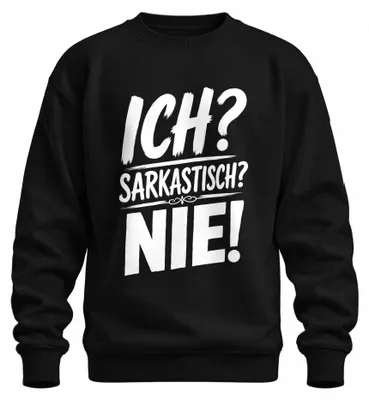 Zdjęcie produktu dla Bluza z nadrukiem "Ironia, humor, sarkazm, cynizm, bezczelność", czarna, rozmiar XL