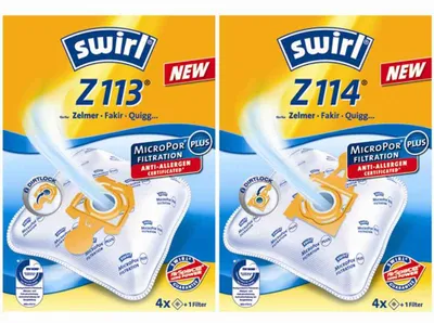 Produktbild von Swirl Z 113, Fleece, Zelmer, Fakir, Quigg, 4 Stück(e), 1 Stück(e)