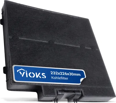 Produktbild von Kohlefilter passend wie Bosch DWZ0DX0A0 11022296 232x226mm für Dunstabzugshaube