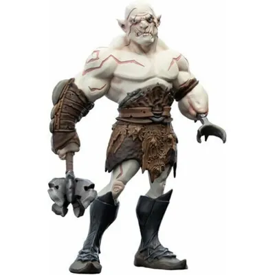 A vinyl figurine of Azog the Defiler from The Hobbit, standing against a white background.