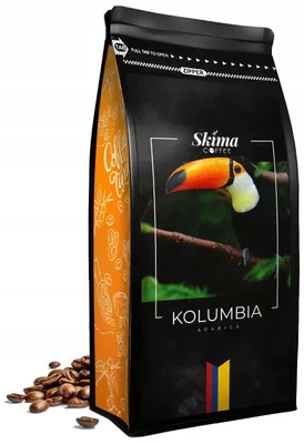 Produktbild von Kaffeebohnen 1 kg KOLUMBIEN 100 % Arabica frisch geröstet für Vollautomaten