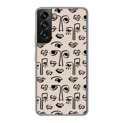 Produktbild von MuchoWow® Handyhülle Schutzhülle Hülle für Samsung Galaxy S22 Plus Muster - Lippen - Strichzeichnungen Silikon Softcase Handy Hülle - Schutzabdeckung