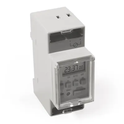 Produktbild von Digitale Zeitschaltuhr für den Schalttafel-Einbau McPower "STE-5", 230V, Bluetooth, 1.800W