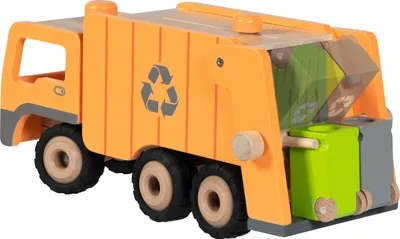 Produktbild von Goki 55848, Müllwagen, 3 Jahr(e), Holz, Metall, Gelb, Schwarz