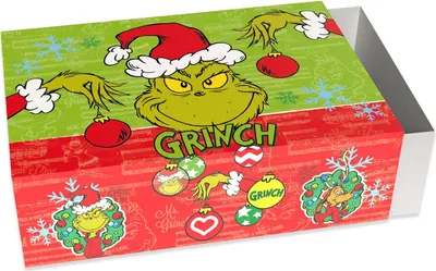 Produktbild von The Grinch Geschenkschachtel Motiv 1 – Geschenkbox Weihnachten, Geschenkverpackung Party