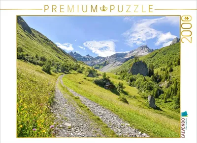 Produktbild von CALVENDO Puzzle Gafiertal Graubünden 2000 Teile Puzzle quer | 2000 Teile Lege-Größe 90x67cm Foto-Puzzle für glückliche Stunden