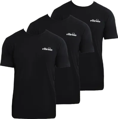 Obrázok produktu pre Ellesse - Pánske tričko „Azzini“ (balenie po 3 ks) HB101 (L) (čierne)