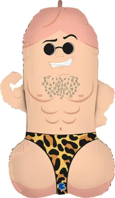 Produktbild von Shape Folienballon "Mr. D" | 91 cm