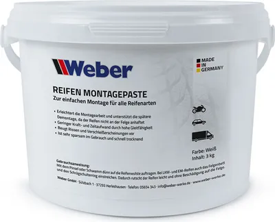 Produktbild von Reifen Montagepaste weiß 3 kg - Reifenmontierpaste