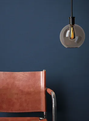 Produktbild von NEWROOM Tapete Tolik Uni 2 Blau Vliestapete - Struktur Textil Germany
