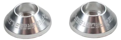 Produktbild von 1 Paar konische Zierringe für Lenkergewicht aus Aluminium 6061, Farbe Silber, Innendurchmesser 6,1mm