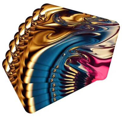 Obrázok produktu pre Súprava 8 kusov podložiek 40x30 cm Mramorová farba 1 podložka Umývateľná - Tepelne odolná korková podložka odoláva teplotám do 100 °C