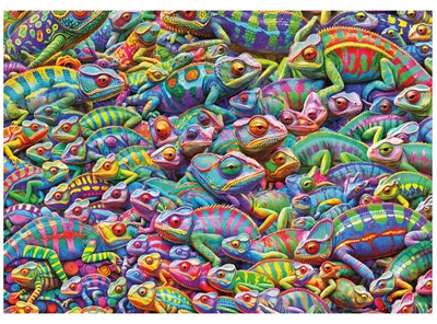 Produktbild von Educa Puzzle Chameleon Chaos 1000 Teile Erwachsene Karton