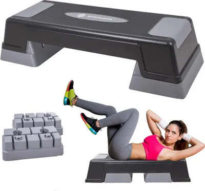 Obrázok produktu pre Stepping board Aerobic 3 kroky výškovo nastaviteľné Fitness Stepper Step Bench Step bench