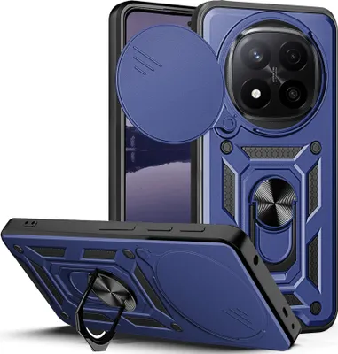Produktbild von Armor Handyhülle für Xiaomi Redmi Note 14 Pro+ 5G  Kameraschutz Handy Panzer Case Cover Schutzhülle Outdoor Farbe: Blau