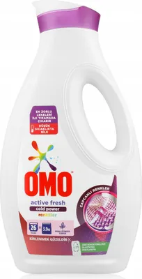 Obrázek produktu pro Prací prostředek na barevné prádlo Omo Active Fresh Cold Power 1,69 l