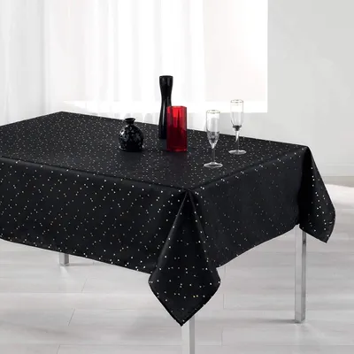Image de Nappe 150x240cm Safina noir