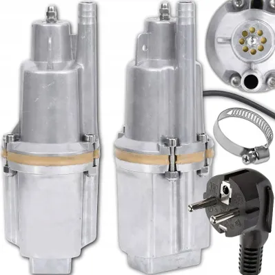Produktbild von Wasserpumpe, leistungsstarke und effiziente Brunnenpumpe für sauberes und schmutziges Wasser, tauchfähig, 280 W, IPX8, korrosionsbeständig