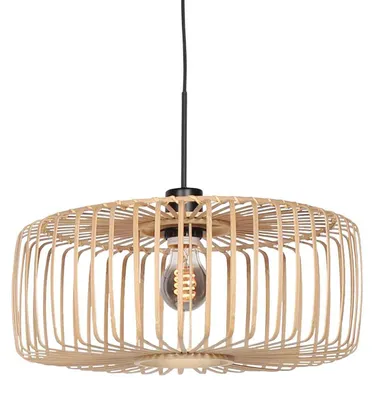 Image de Suspension - naturel - Bloeba - bambou métal - Ø 60cm - E27 - 4184ZW - Steinhauer