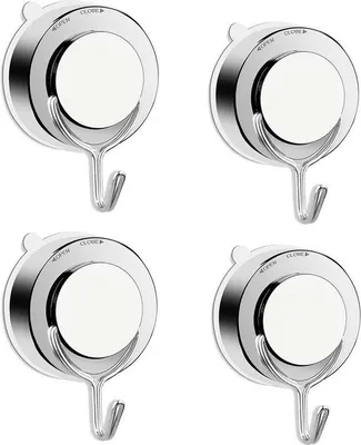 Produktbild von Extra starker Wandhaak, Handdoekhaak, ohne Bohren, Edelstahl Handtuchhalter für Fenster, Glas, Bad, Küche, 5 kg Tragfähigkeit