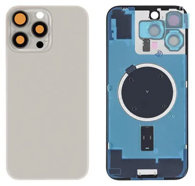 Produktbild von iPhone 16 Pro Max Backcover Titan Natur