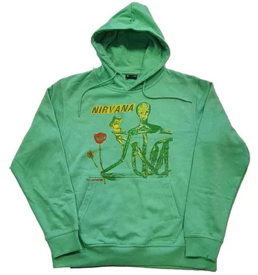 Immagine prodotto di Felpa con cappuccio Nirvana Unisex: Incesticida, media, verde