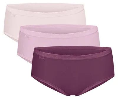 Produktbild von sloggi Damen Midislip Originals Basic H 3-Pack multiplecolours13 - Größe 42