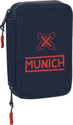 Produktbild von Safta Munich ´´flash´´ Double Filled 28 Pieces Mäppchen Blau  Mann Blau One Size