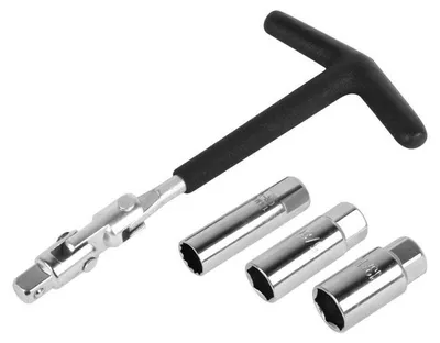 Immagine prodotto di Chiave universale per candele di accensione con 3 inserti Carmotion