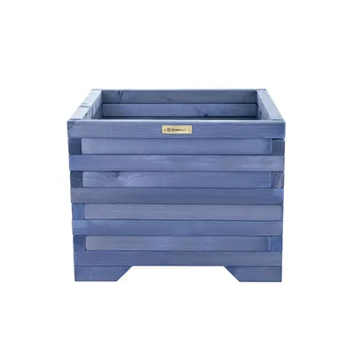 Produktbild von Greenspot Timber Blumenkasten Holz - 50x50cm Anthrazit