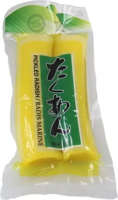 Produktbild von Eingelegter gelber Rettich 350g, halbiert | Daikon | Pickled Radish