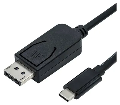 Produktbild von ROLINE USB Typ C - DisplayPort Adapterkabel, v1.2, ST/ST, 1 m