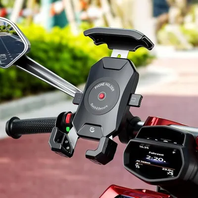 Produktbild von Starker Fahrrad Handyhalter für Motorrad Roller Lenker