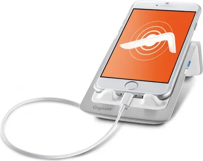 Produktbild von Gigaset MobileDock LM550i, Apple, C430, C530, C590, C610, C620, CL540, CL750, DL500A, DX600A, DX800A, E630, S790, S810, S850, SL400, Mikro-USB, Bluetooth, Weiß