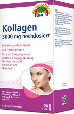 Produktbild von Sunlife Kollagen Sticks 20 Sticks a 5g = 100g