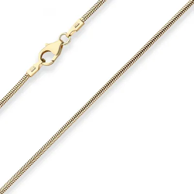 Immagine prodotto di Catena a serpente, collana in oro giallo 585, lunghezza 40 cm